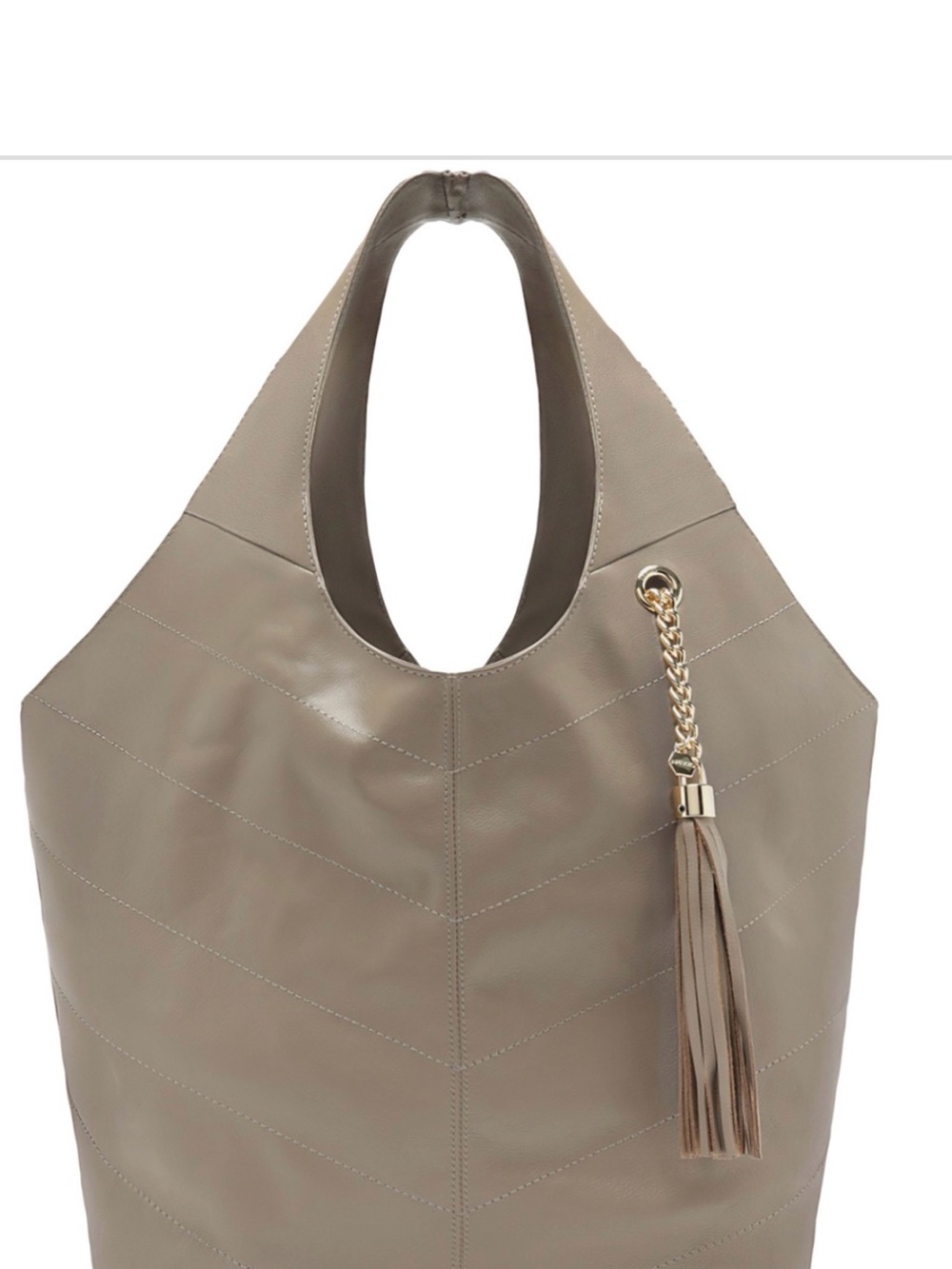 Arezzo Quilted Leather Hobo Bag